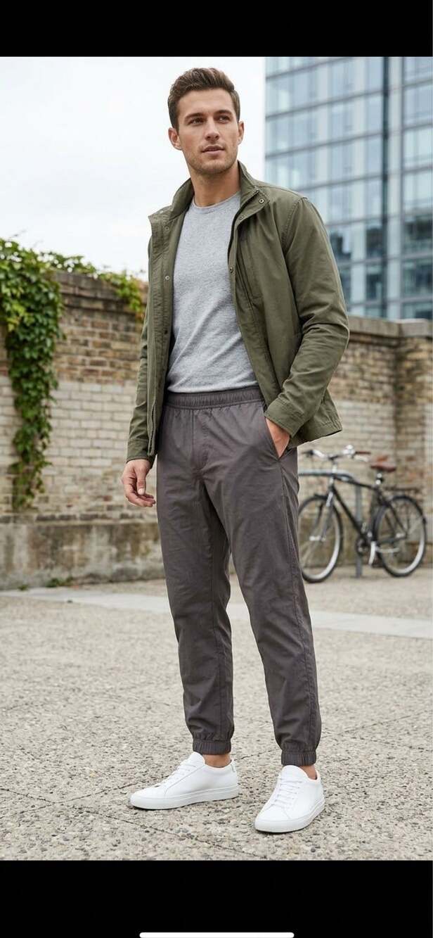 Hudson & Barrow Performance Tech Jogger Size Large Gray Athletic Pants